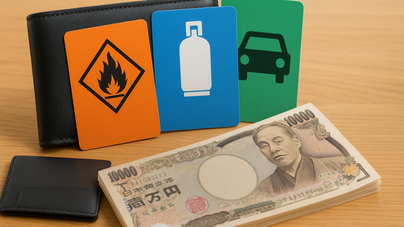 3.タンクローリー年収と資格・免許の関係