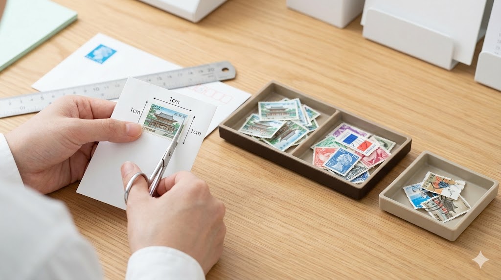 2.使用済み切手の正しい切り方と準備方法