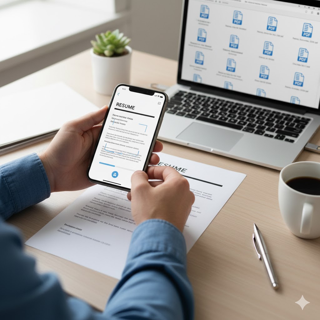 2.スマホで履歴書をPDF化する方法