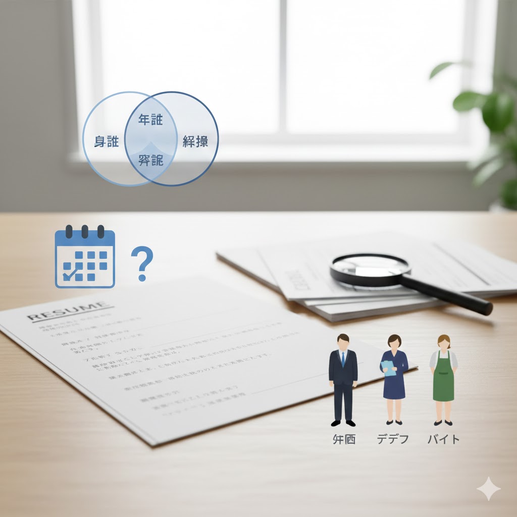 1.履歴書に一年未満の職歴を書かないのはNG?基本ルールを解説