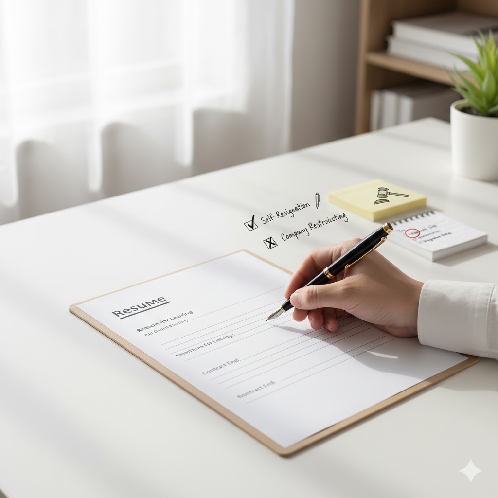 2.履歴書における「一身上の都合により退職」の正しい書き方