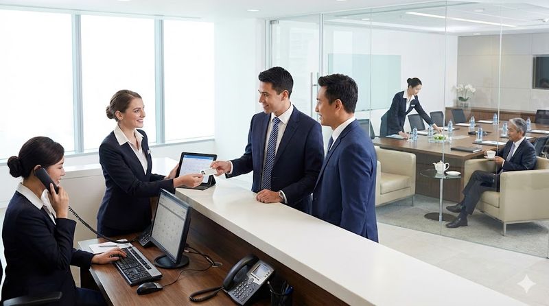 3.大手企業受付嬢の具体的な仕事内容