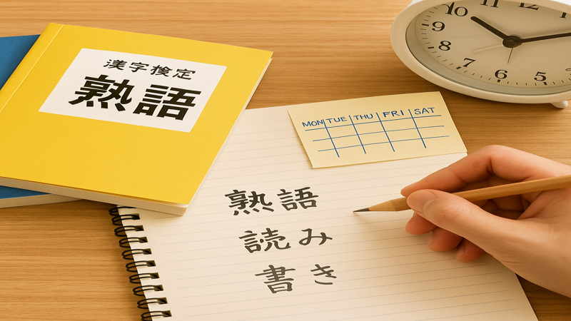 3.漢検準2級に合格するための勉強法