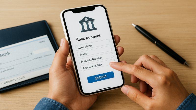 3.タイミーの振込先口座の登録方法