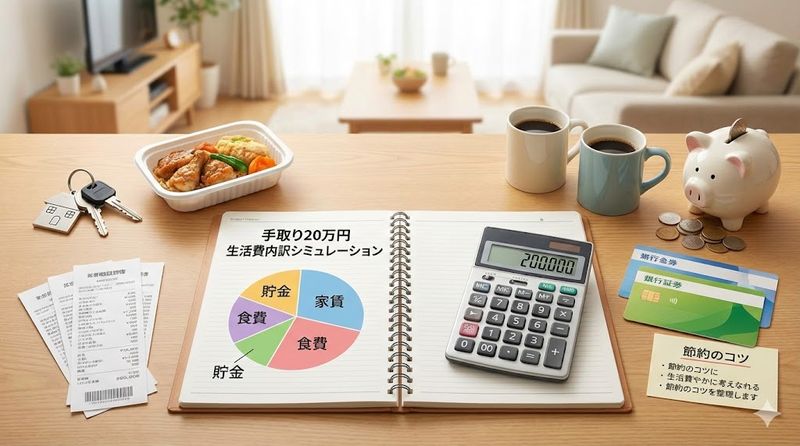 3. 手取り20万円の生活レベルと家計管理