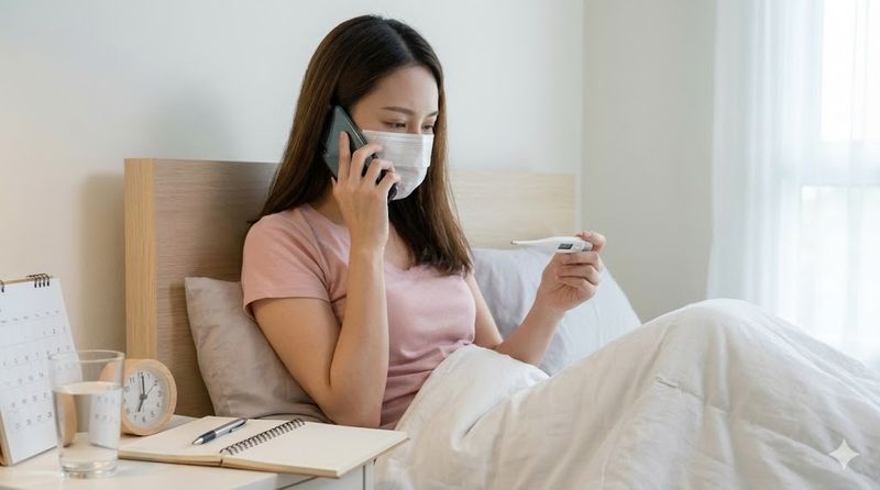 2.当日の発熱を伝える正しい言い方と例文