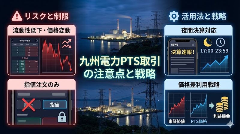 4.九州電力PTS取引で知っておくべき注意点