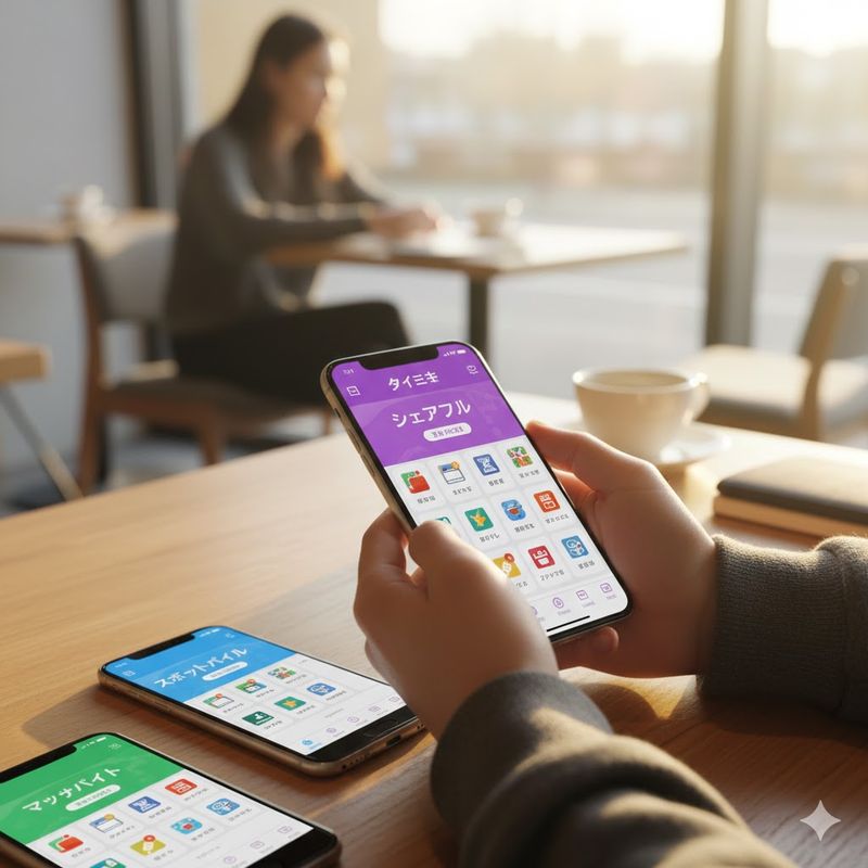 3.タイミーと併用すべきおすすめバイトアプリ