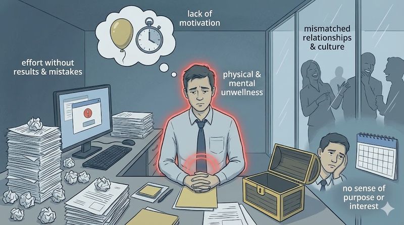 1.仕事が向いてないと感じる5つのサイン