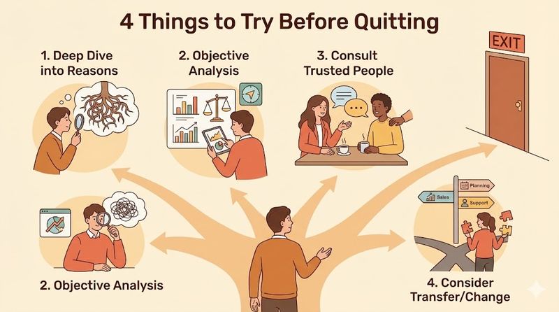 3.辞める前に試すべき4つの対処法