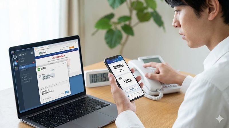 5.給料が振り込まれていない時の確認方法