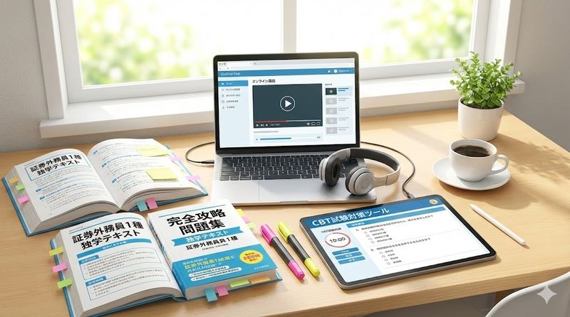 6.証券外務員1種のおすすめ教材と通信講座