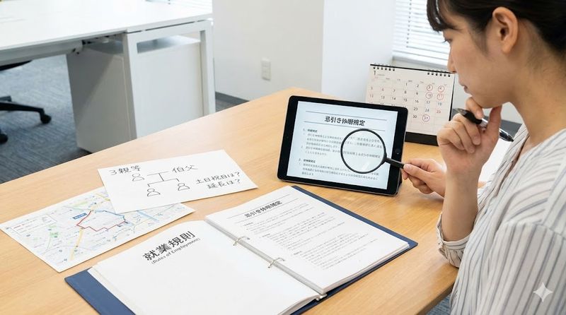 2.伯父の忌引き休暇を取得する前に確認すべきこと