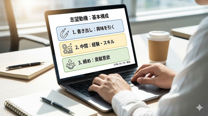 2.前職の経験を活かす志望動機の基本構成と書き方
