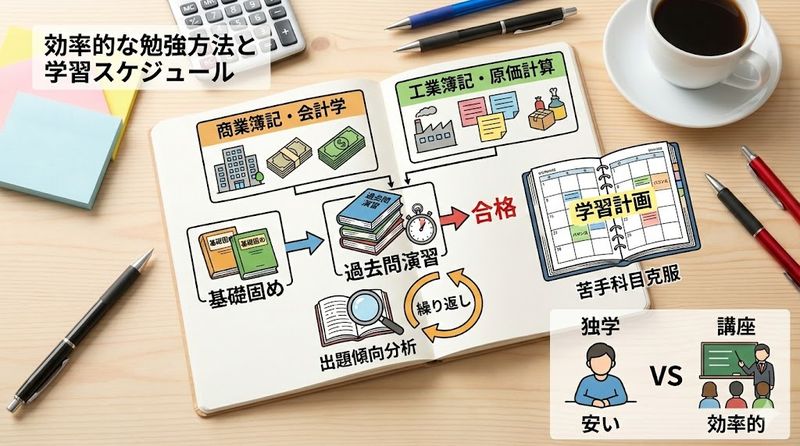 3.効率的な勉強方法と学習スケジュールの立て方