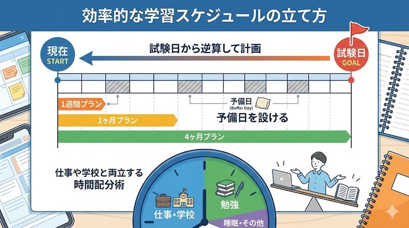 3.効率的な学習スケジュールの立て方