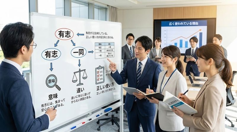 1.有志一同とは?言葉の意味と基本を理解しよう