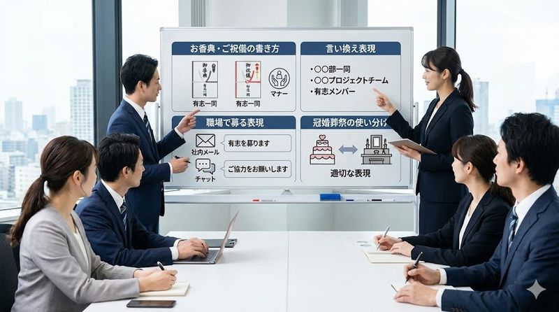 2.有志一同の使い方とビジネスシーンでの注意点