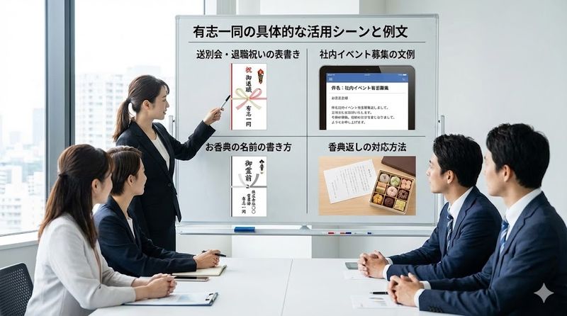 4.有志一同の具体的な活用シーンと例文