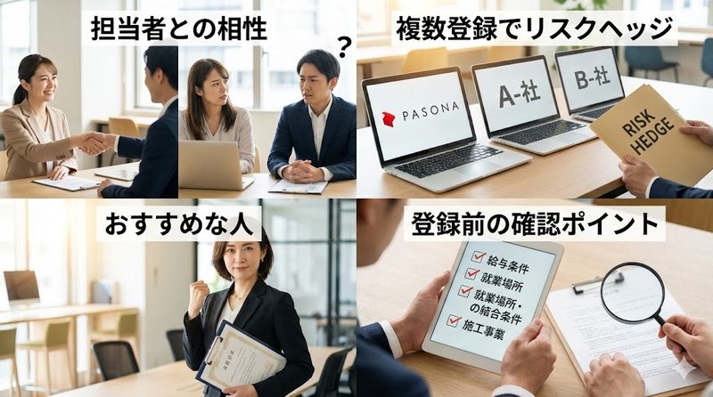 4.パソナグループを利用する際の注意点