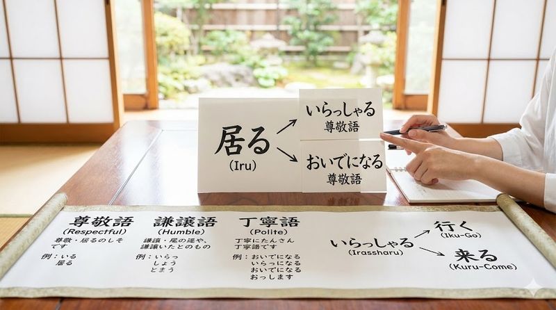 1.「居る」の尊敬語の基本を理解する
