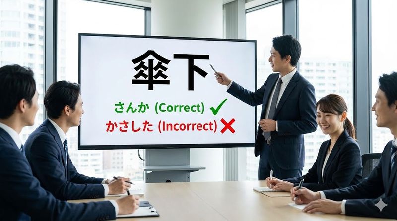 1.傘下の読み方の基本