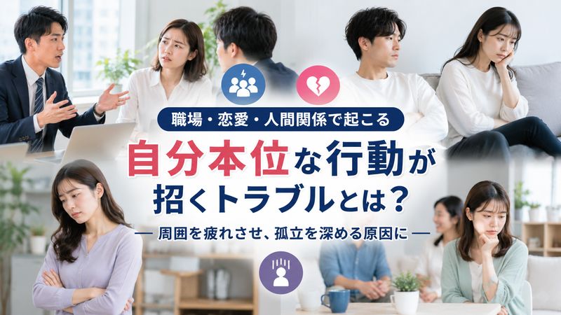 2.独りよがりな人が職場・恋愛で引き起こすトラブルの具体例