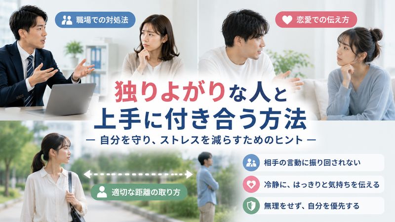 3.独りよがりな人との上手な付き合い方・対処法