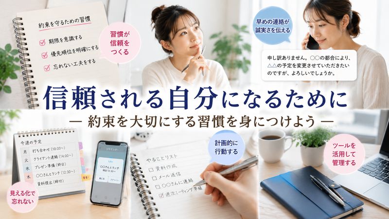 4. 自分が約束を反故にしないために実践すること