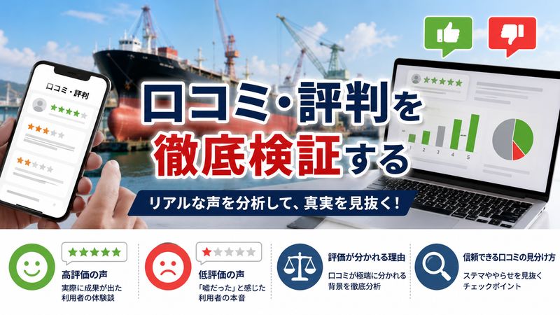 2.造船太郎の口コミ・評判を徹底検証する