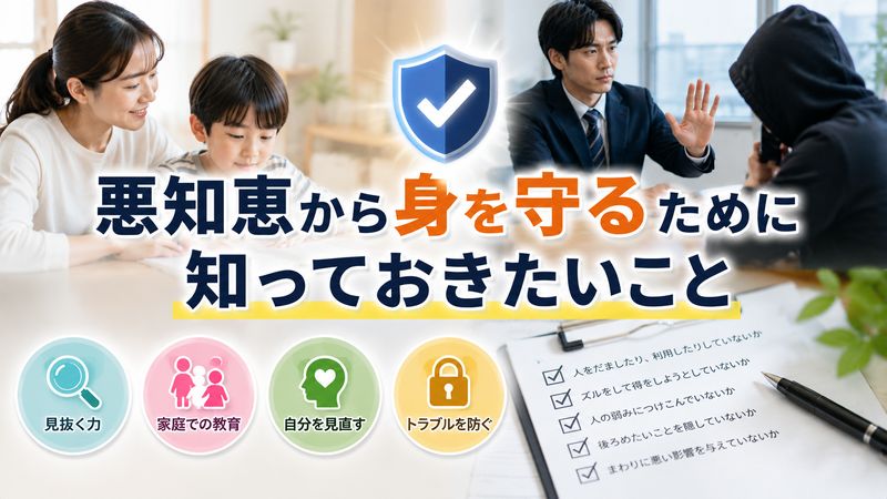 4. 悪知恵から身を守るために知っておきたいこと