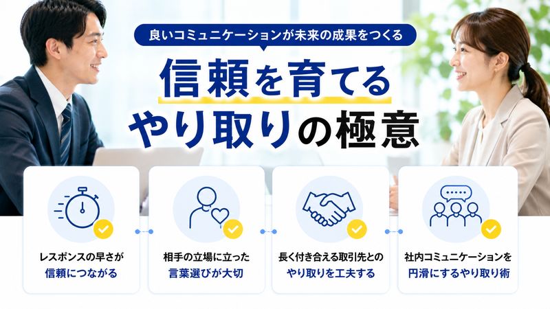 4.やり取りを通じて信頼関係を築く方法