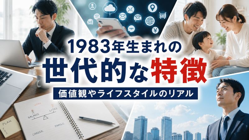 3.1983年生まれの世代的な特徴