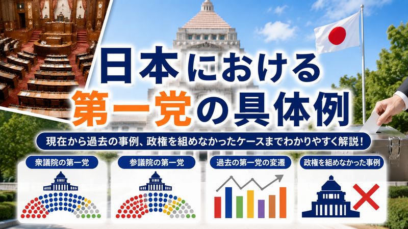 3.日本における第一党の具体例