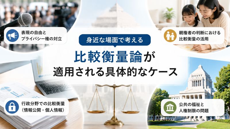 3.比較衡量論が使われる具体的な場面