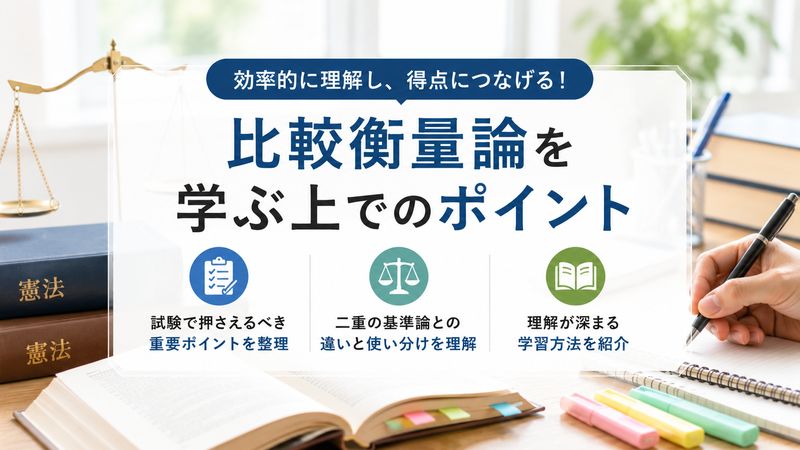 4.比較衡量論を学ぶ上でのポイント