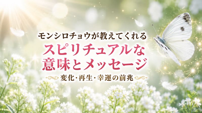 1.モンシロチョウのスピリチュアルな意味とは