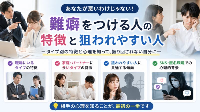 2.難癖をつける人の特徴とターゲットにされやすい人