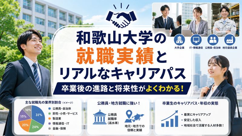 3.和歌山大学の就職実績とリアルなキャリアパス