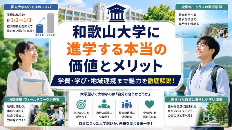 4.和歌山大学に進学する本当の価値とメリット