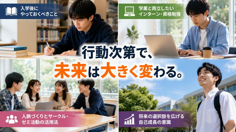 4.大学生活を後悔しないための過ごし方