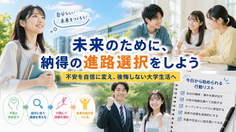 4.後悔しない大学選びのために今できること