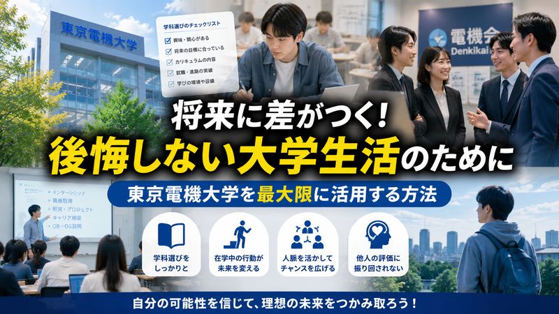 4.後悔しないための東京電機大学との向き合い方