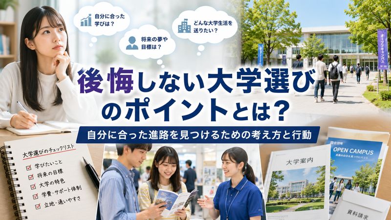 3.大学選びで後悔しないためのポイント