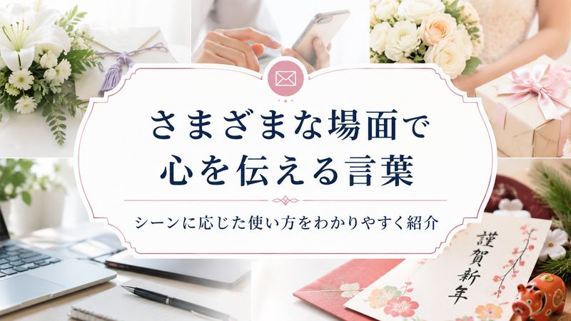 2.シーン別「お祈り申し上げます」の正しい使い方