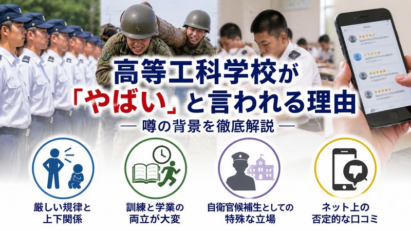 1.高等工科学校が「やばい」と言われる理由とは
