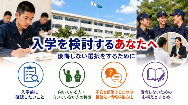 4.高等工科学校への入学を検討する人へのアドバイス