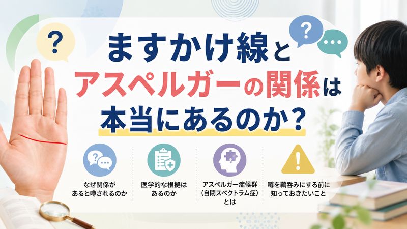 2.ますかけ線とアスペルガーの関係は本当にあるのか