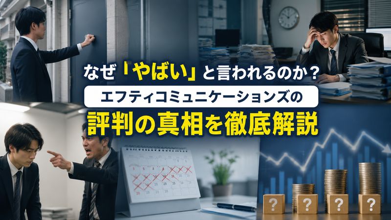 1.エフティコミュニケーションズは「やばい」と言われる理由