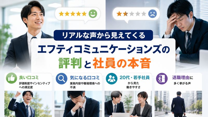 3.実際の社員・元社員の口コミから見る評判